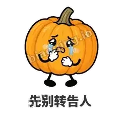 先别转告人 - 南瓜软包表情