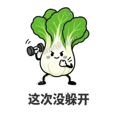 这次没躲开 - 白菜练练表情