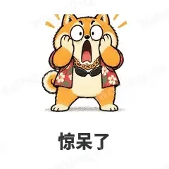 惊呆了 - 土味柴犬表情