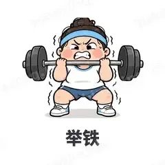 举铁 - 减肥健身表情