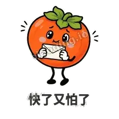 快了又怕了 - 好运柿宝表情