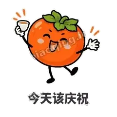 今天该庆祝 - 好运柿宝表情