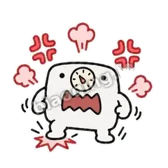 生气 - 崩溃体重秤表情
