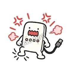 生气 - 借我充电宝表情