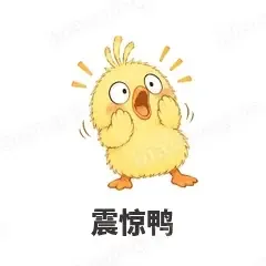 震惊鸭 - 小黄鸭表情