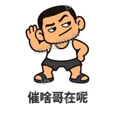 催啥哥在呢 - 巷口大哥表情