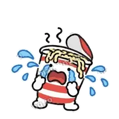 得意 - 熬夜泡面表情