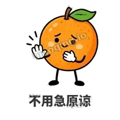 不用急原谅 - 橙子坦坦表情