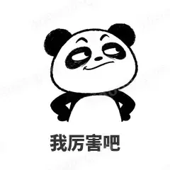 我厉害吧 - 手绘熊猫表情