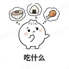吃什么 - 吃货包子表情