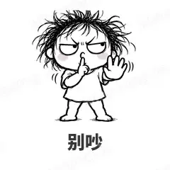 别吵 - 发疯文学表情