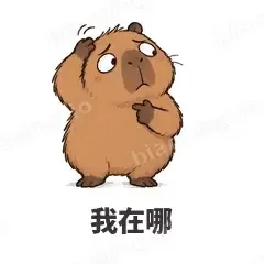 我在哪 - 卡皮巴拉表情