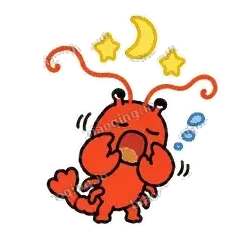 委屈 - 夜宵小龙虾表情
