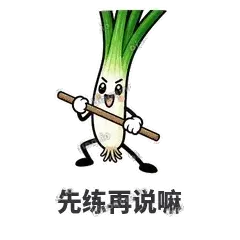 先练再说嘛 - 葱葱向前表情