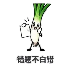 错题不白错 - 葱葱向前表情