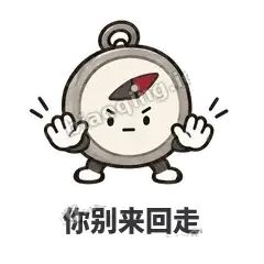 你别来回走 - 路痴小罗盘表情