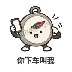 你下车叫我 - 路痴小罗盘表情