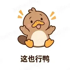 这也行鸭 - 懵懵鸭嘴兽表情