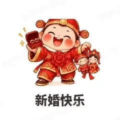 新婚快乐 - 节日祝福表情