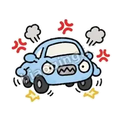 生气 - 堵车小汽车表情