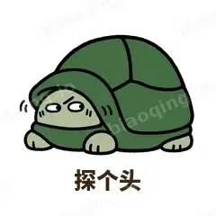 探个头 - 缩头小乌龟表情