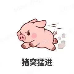 猪突猛进 - 小粉猪表情
